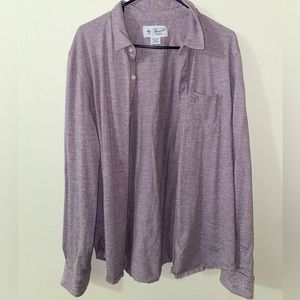 Men’s purple button up